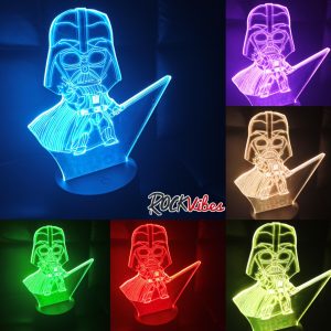 Lámpara Led 3D Baby Darth Vader