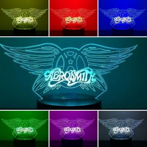 Lámpara Led 3D Aerosmith