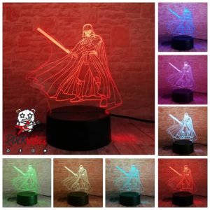 Lámpara Led 3D Darth Vader