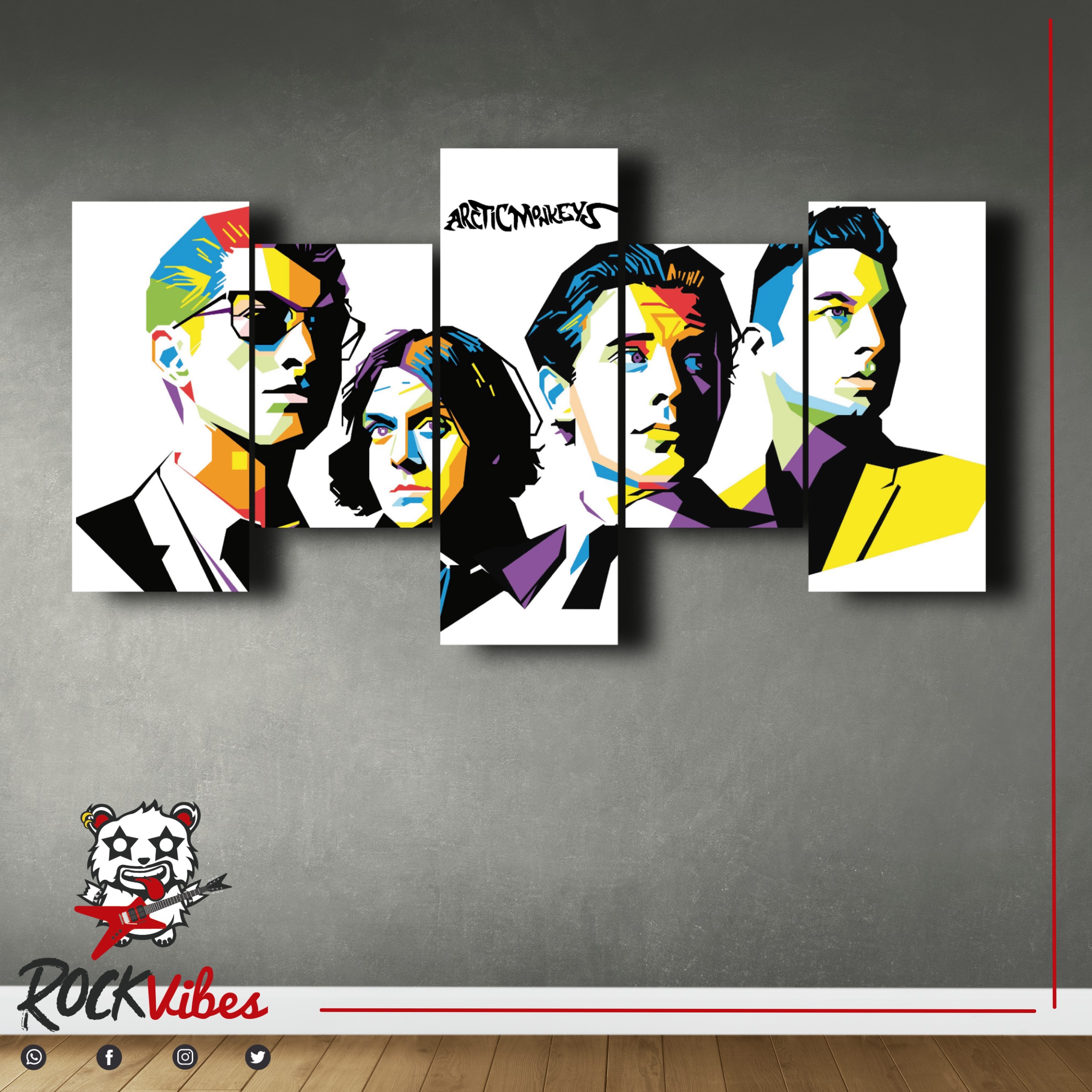 Cuadro Modular Arctic Monkeys