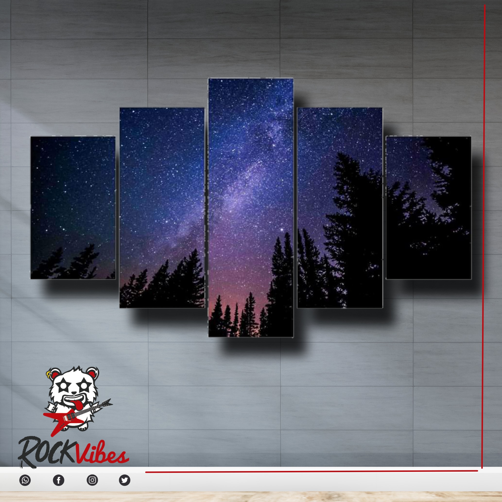 Cuadro Modular Noche
