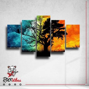 Cuadro Modular Árbol Dúo Tono