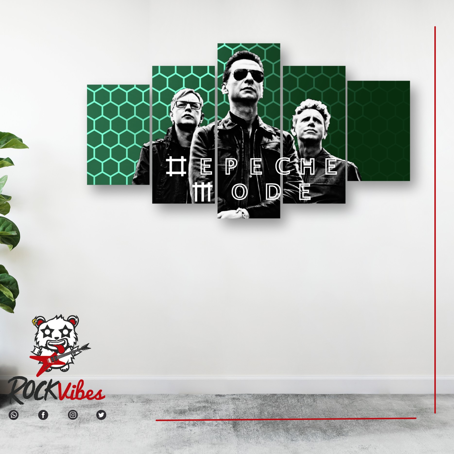 Cuadro Modular Depeche Mode