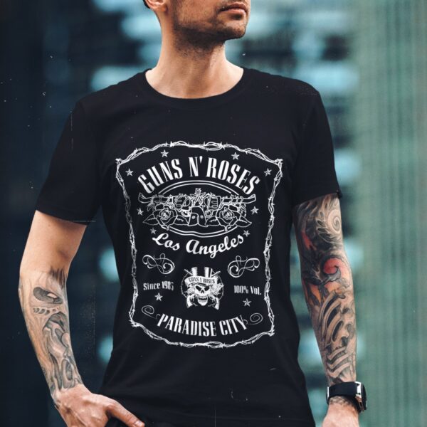 utilizar Disminución Palacio Camiseta Guns & Roses Paradise City – RockVibes Store