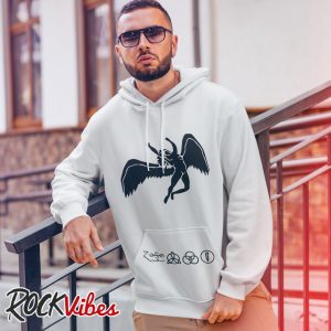 Hoodie Led Zeppelin Blanco