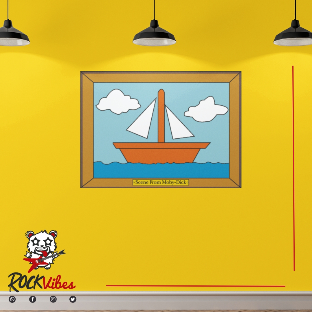 Cuadro Moby-Dick (Los Simpson)