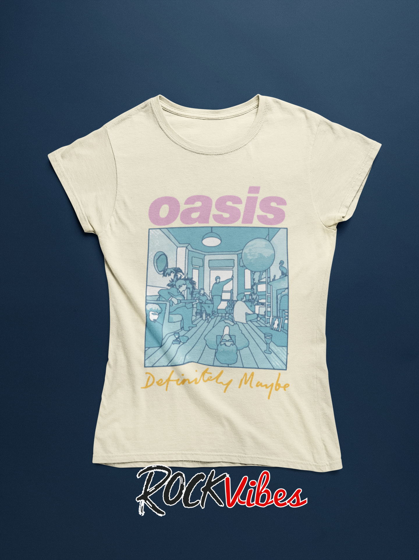 Camiseta Oasis (Definitely Maybe) - Mujer