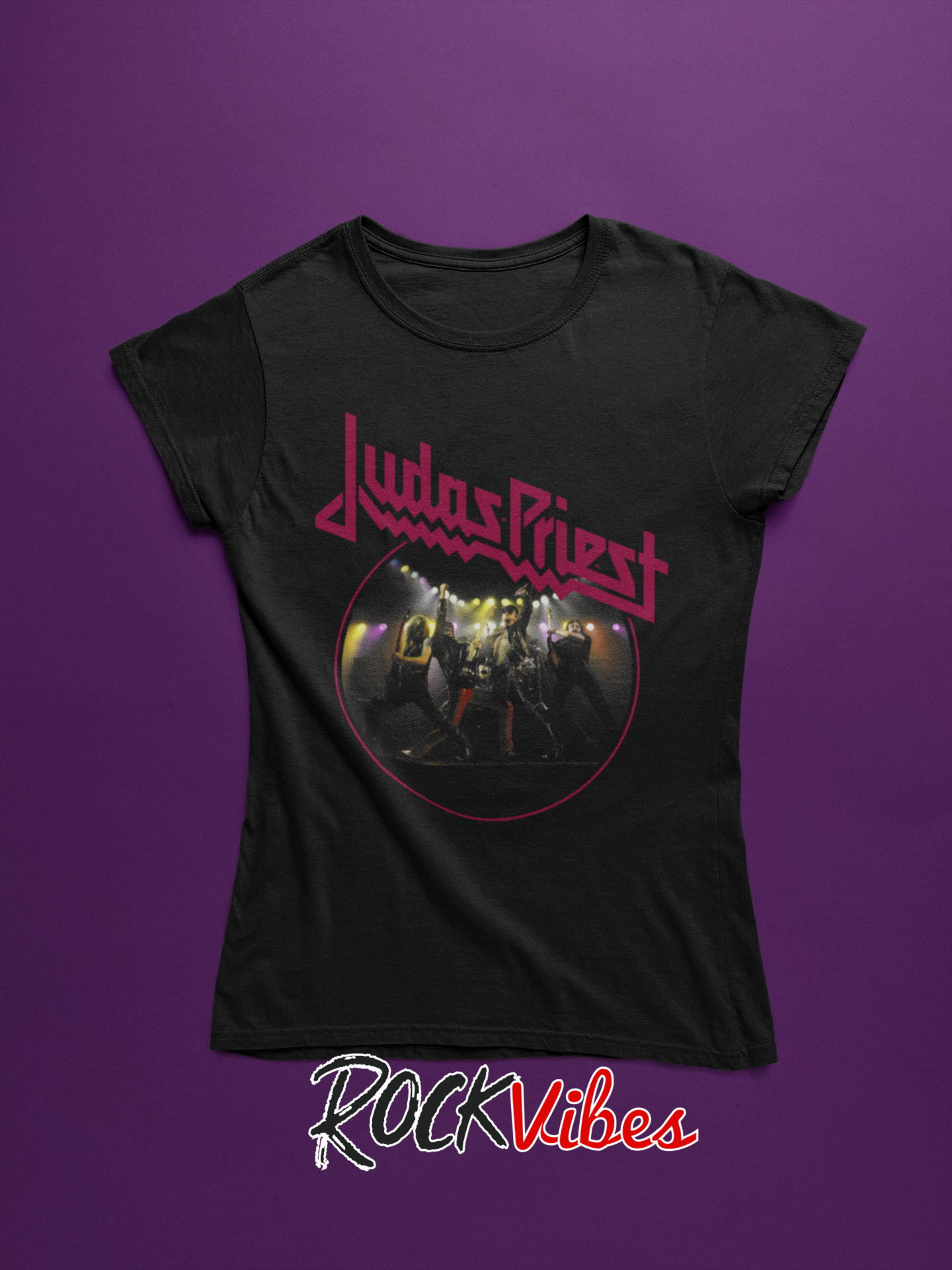 Camiseta Judas Priest V4 - Mujer