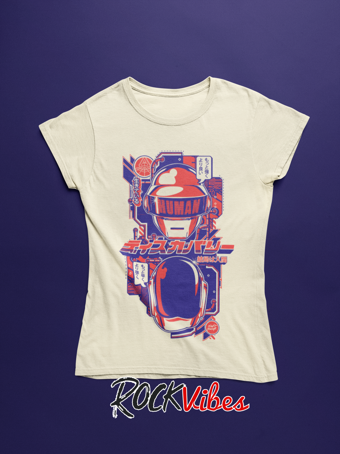 Camiseta Daft Punk Japan - Mujer