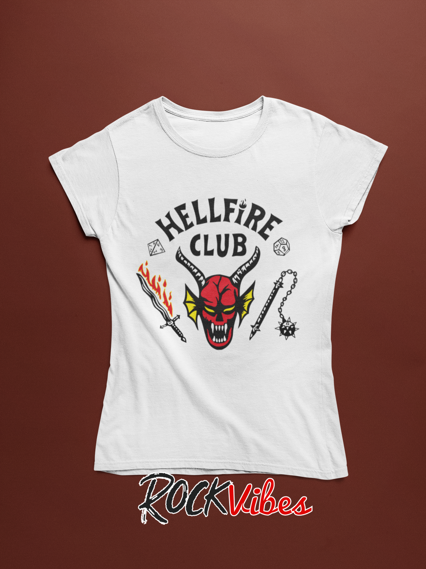Camiseta Hellfire Club (Stranger Things) - Mujer