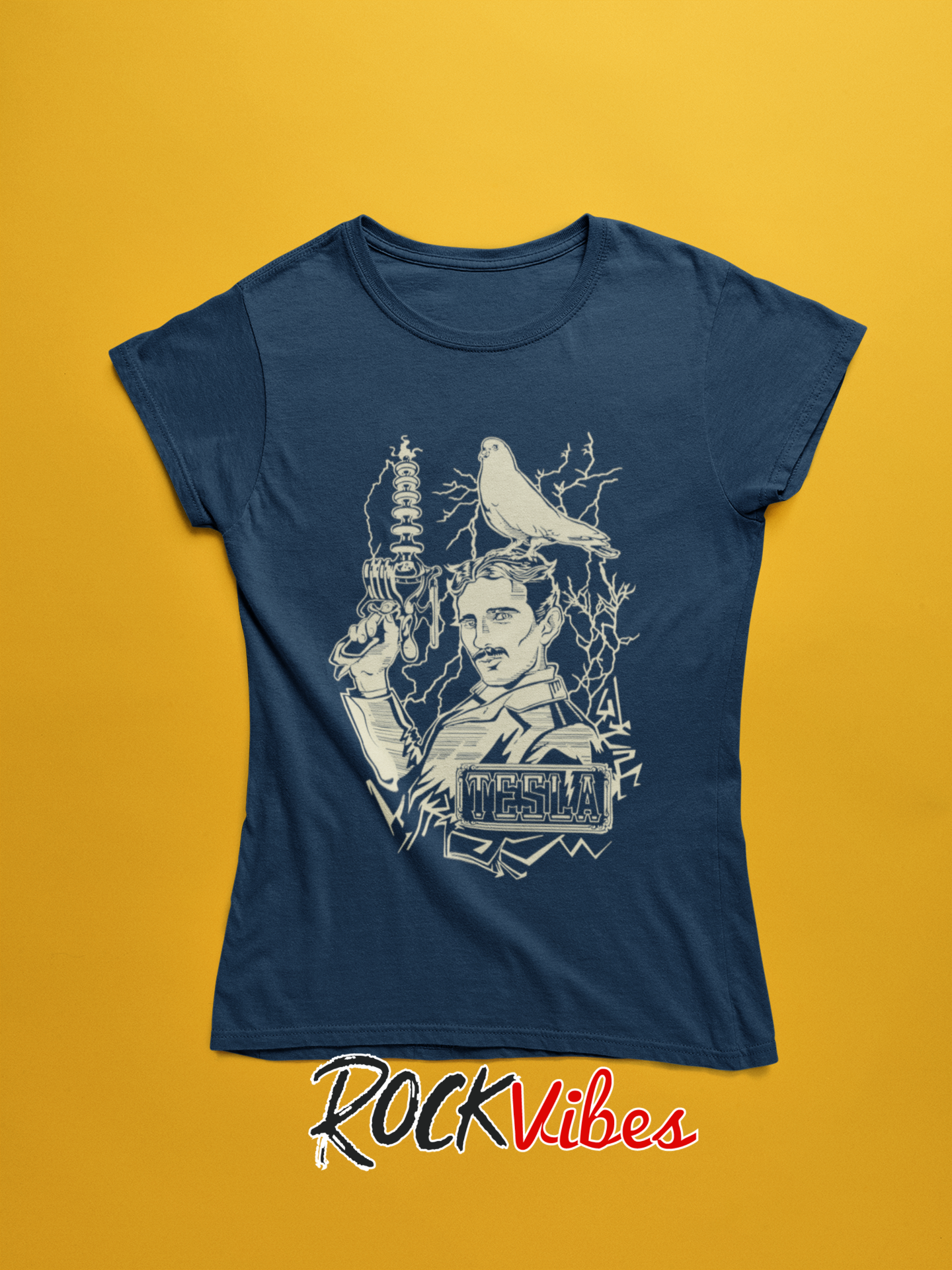 Camiseta Tesla - Mujer