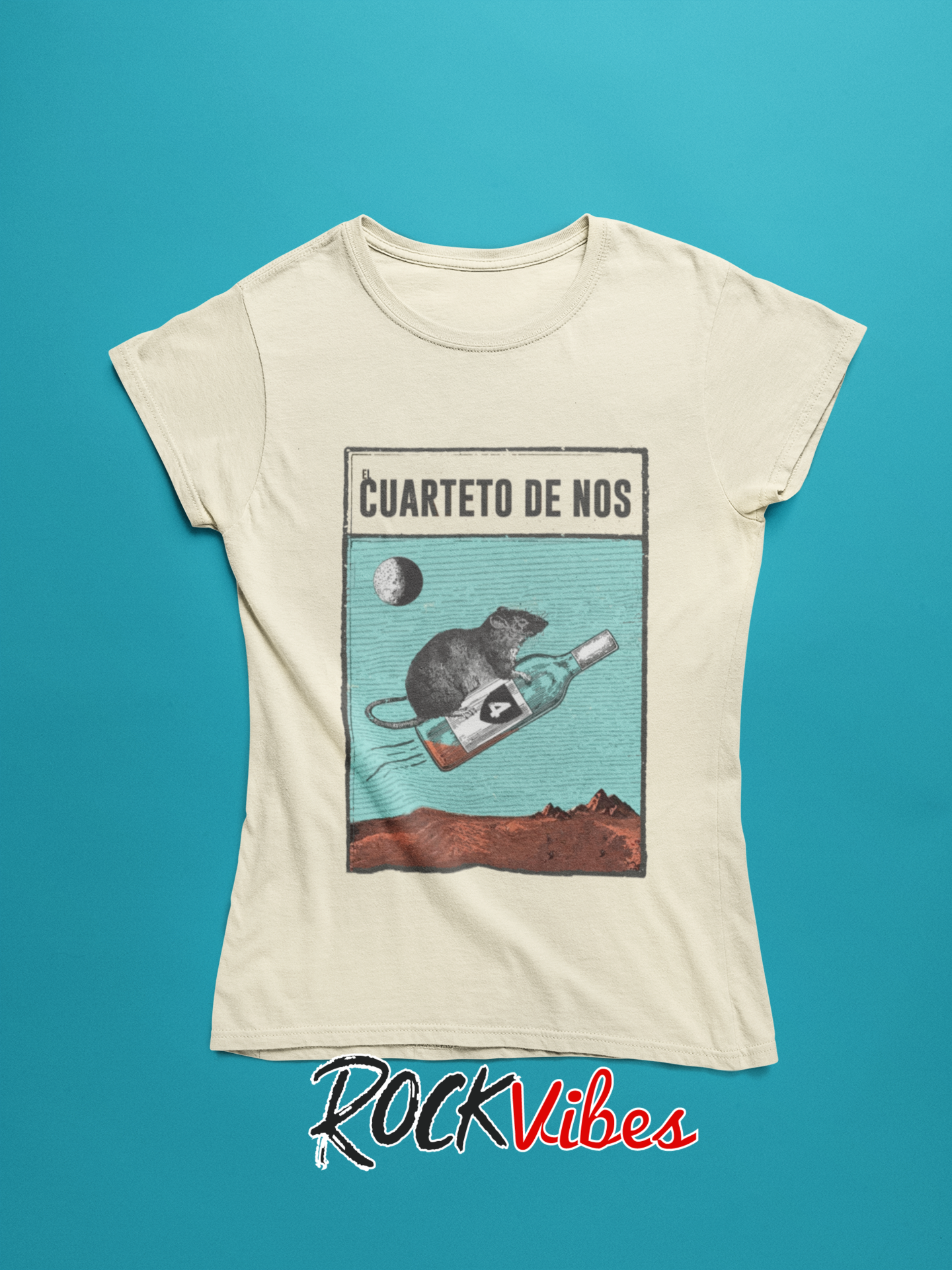 Camiseta El Cuarteto de Nos V2 - Mujer