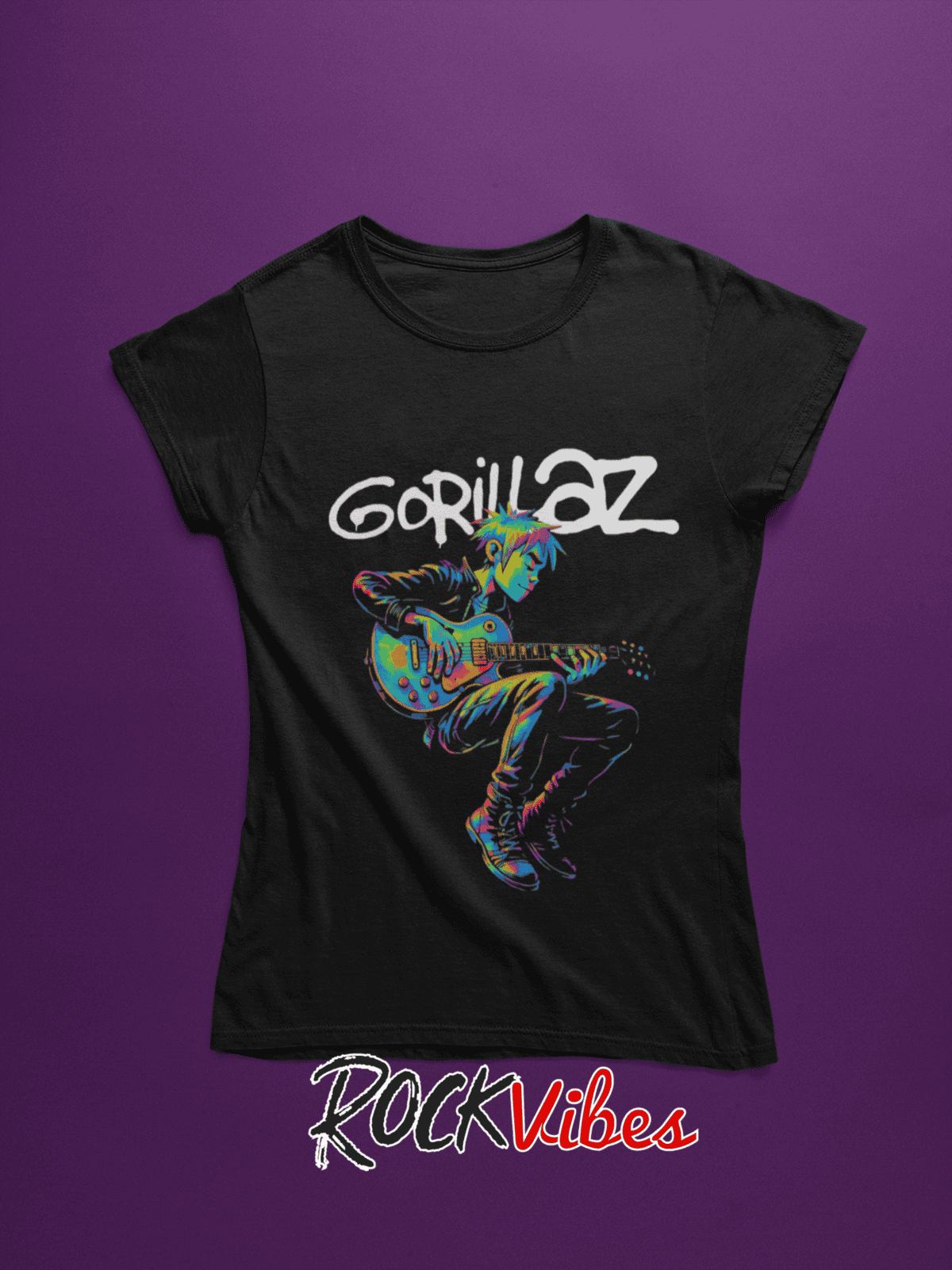 Camiseta Gorillaz V4 - Mujer