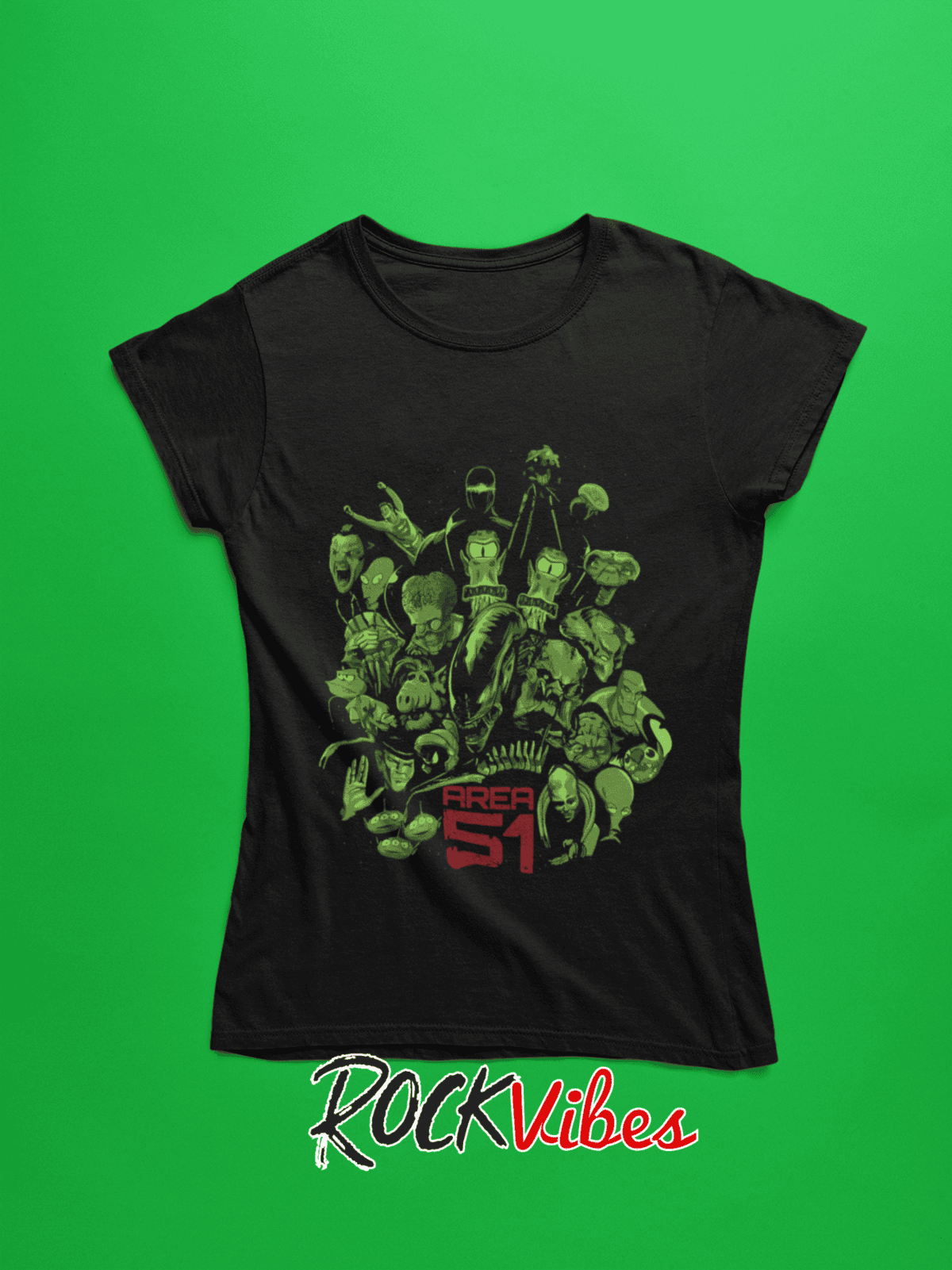 Camiseta Area 51 - Mujer