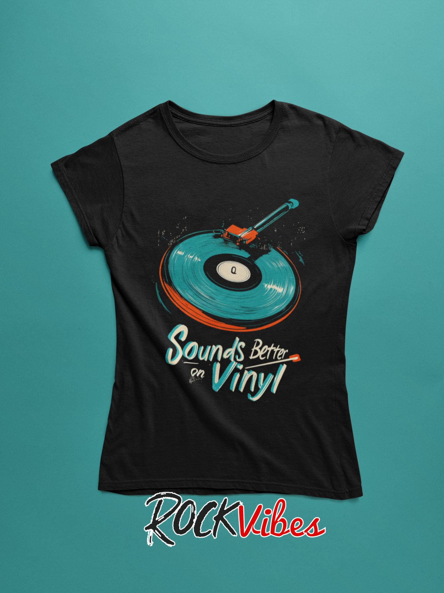 Camiseta Sounds Vinyl - Mujer