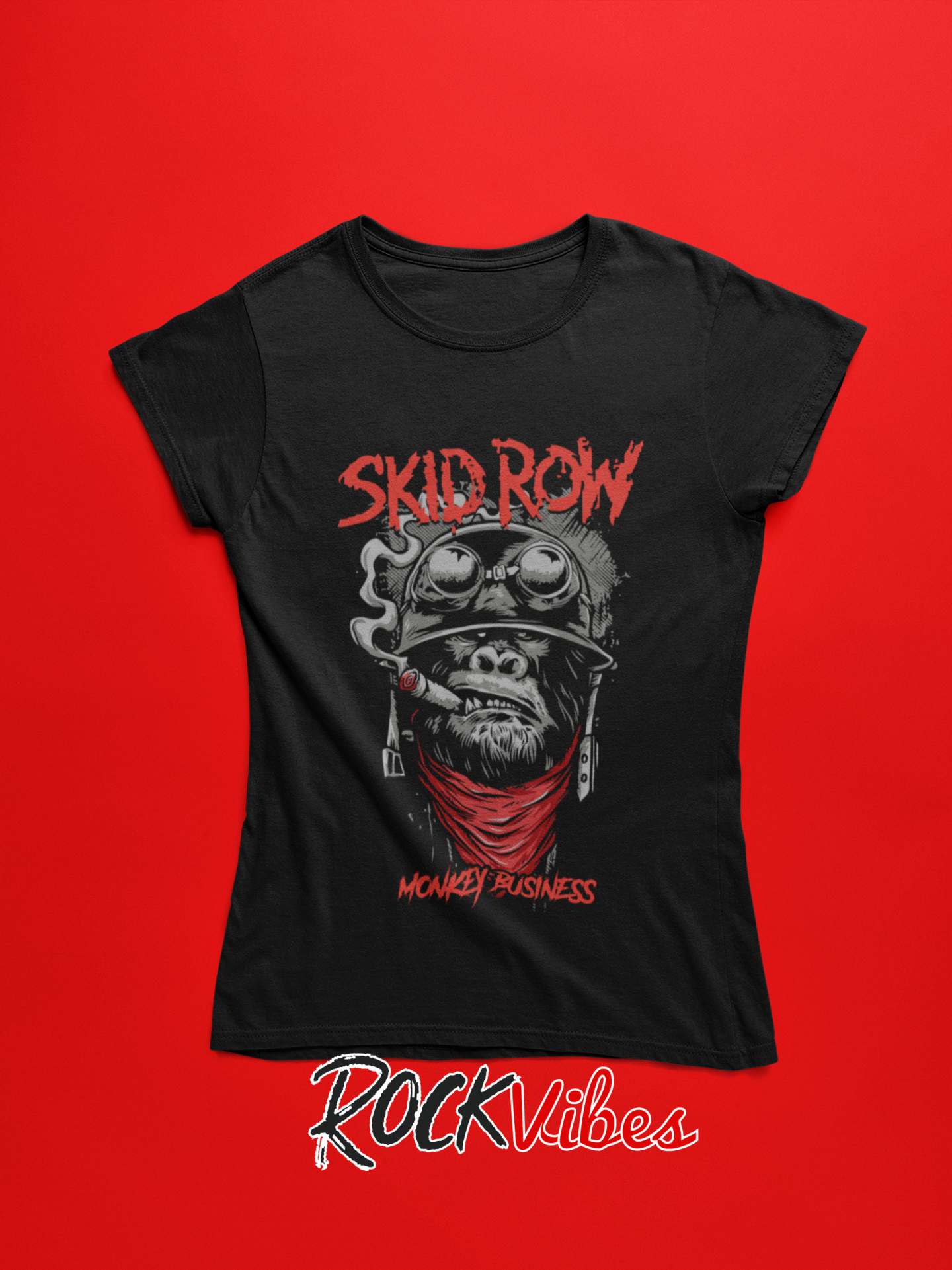 Camiseta Skid Row (Monkey Business) - Mujer
