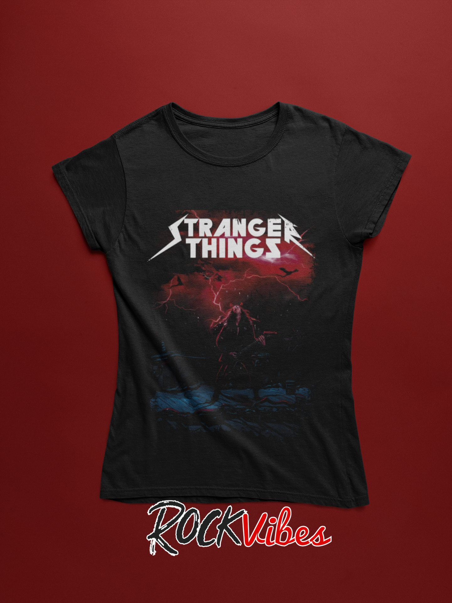 Camiseta Eddie Munson (Stranger Things) - Mujer