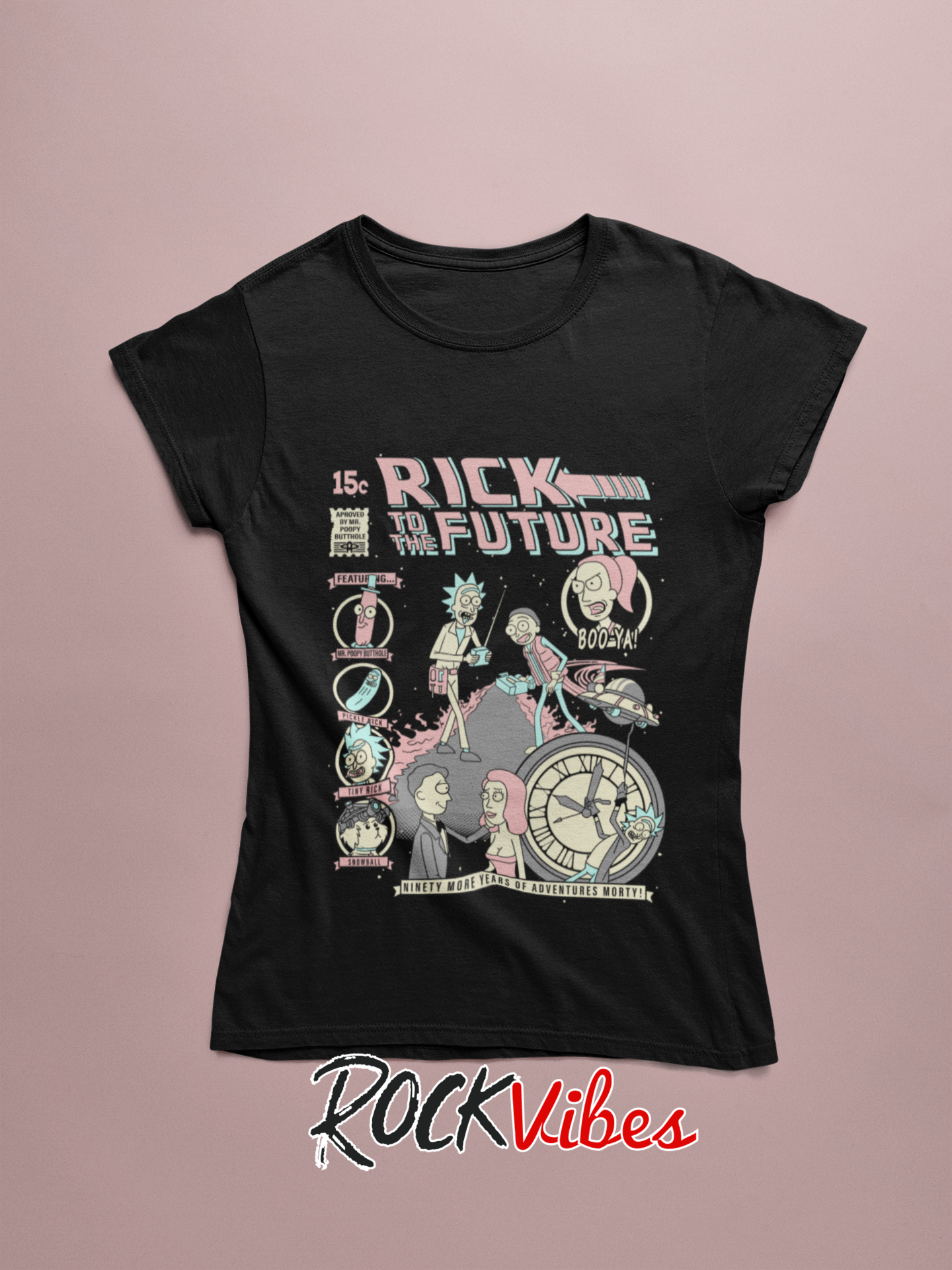 Camiseta Rick To The Future (Rick y Morty) - Mujer