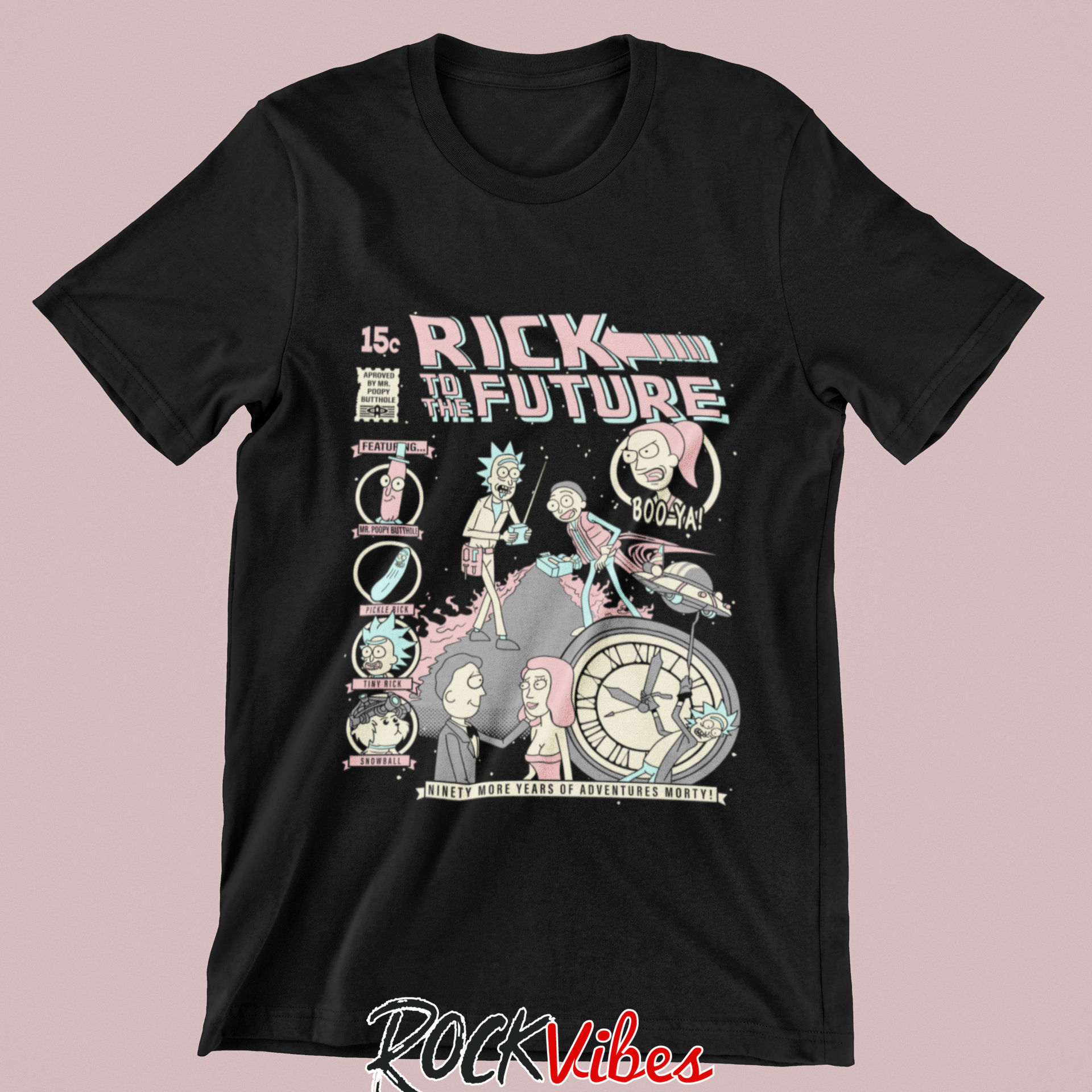 Camiseta Rick To The Future (Rick y Morty)
