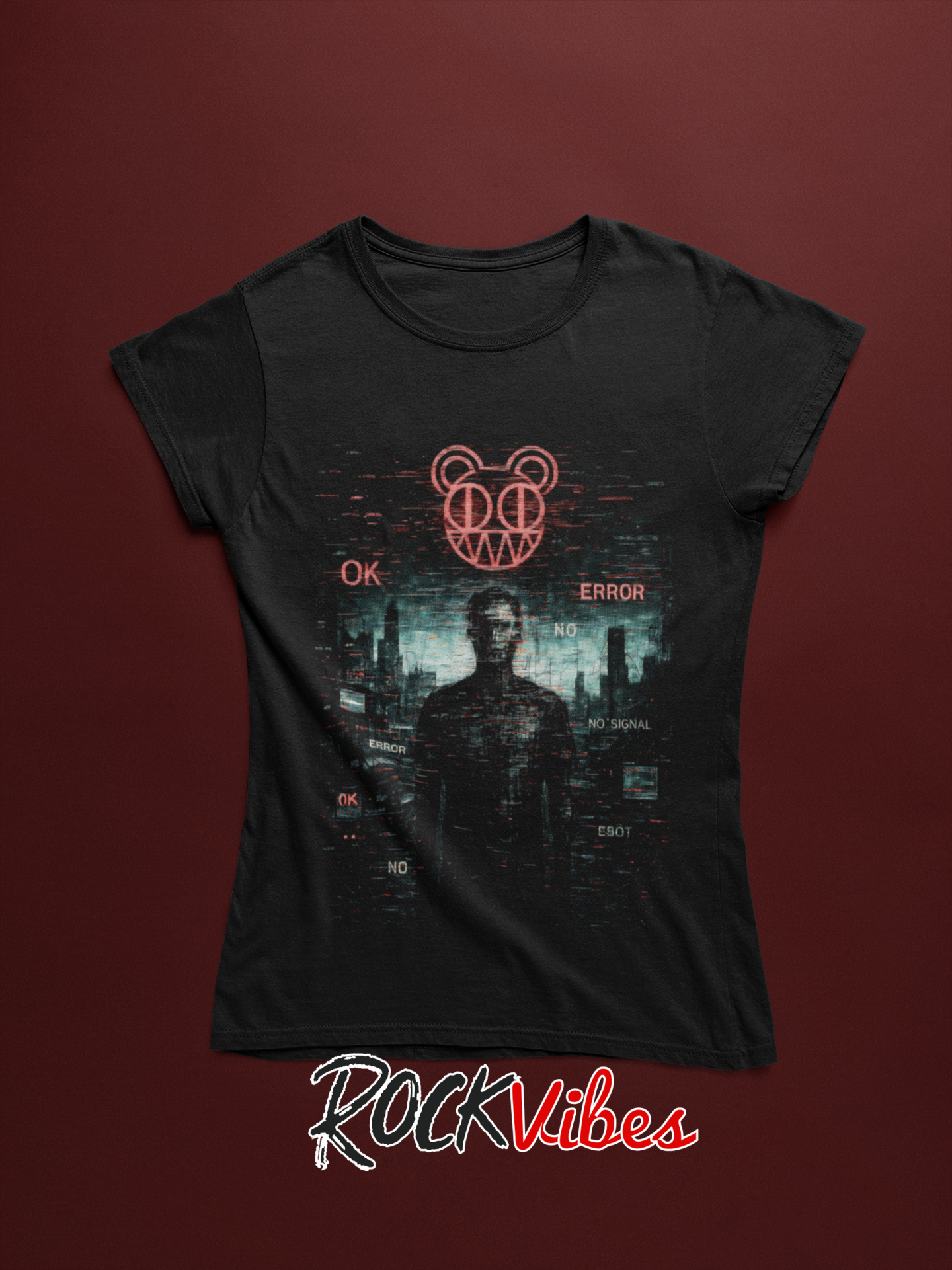 Camiseta Radiohead (OK-Computer) - Mujer