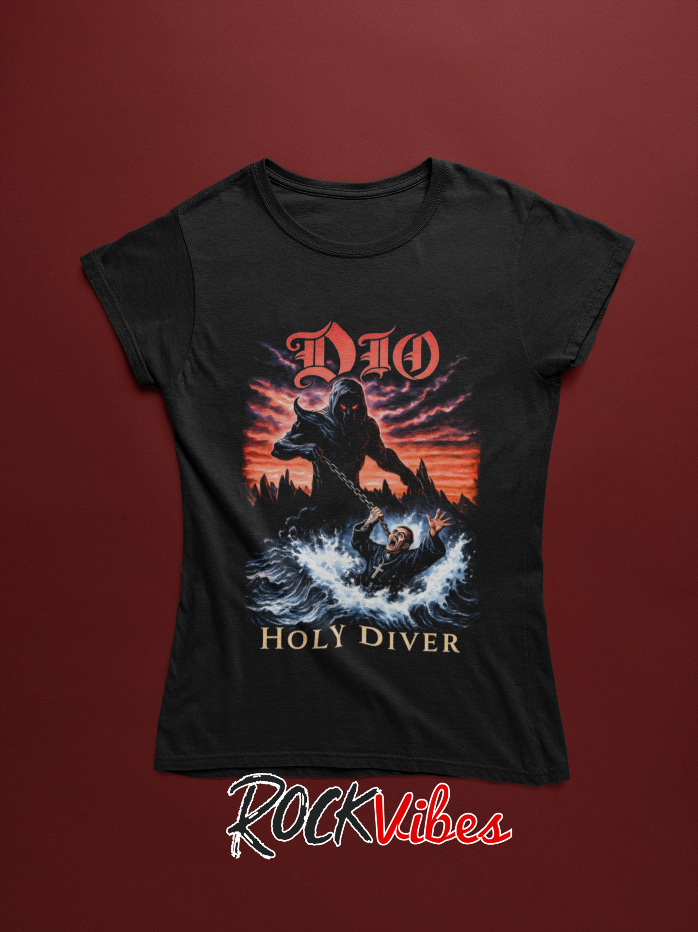 Camiseta DIO (holy diver) - Mujer