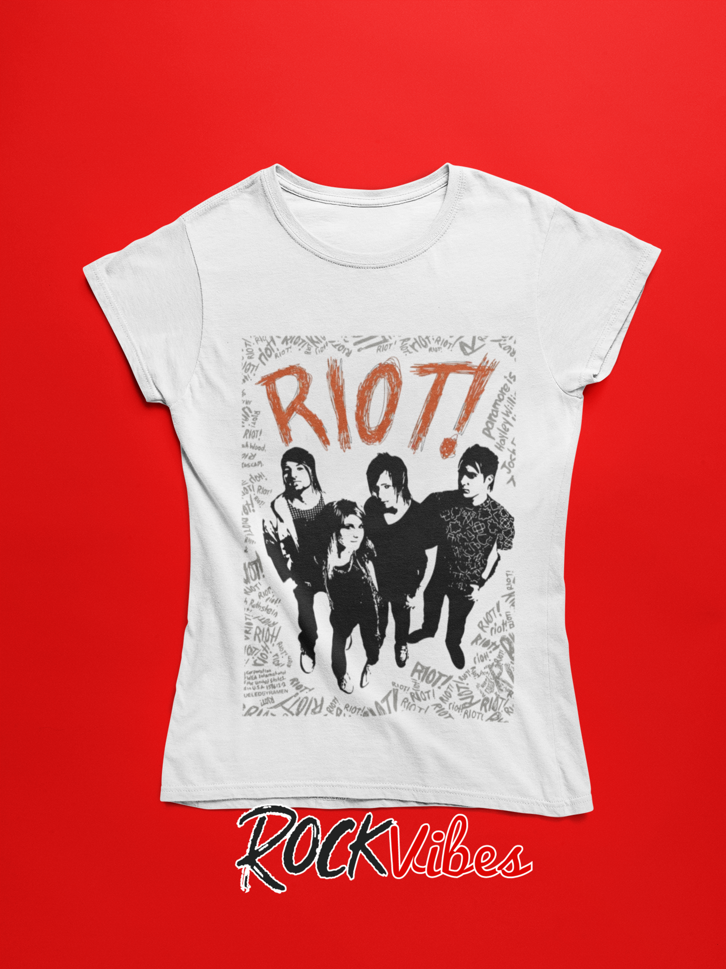 Camiseta Paramore (Riot) - Mujer