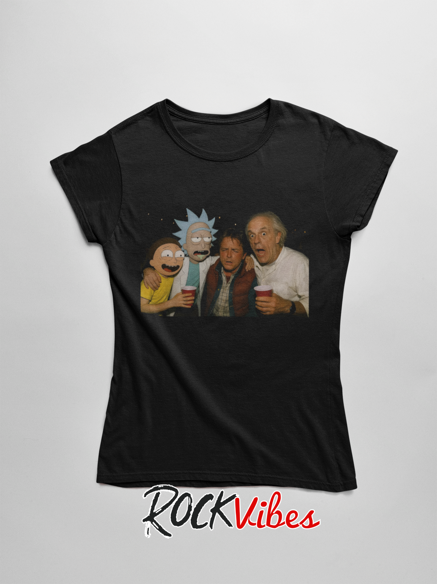 Camiseta Back To The Future Party (Rick y Morty) - Mujer