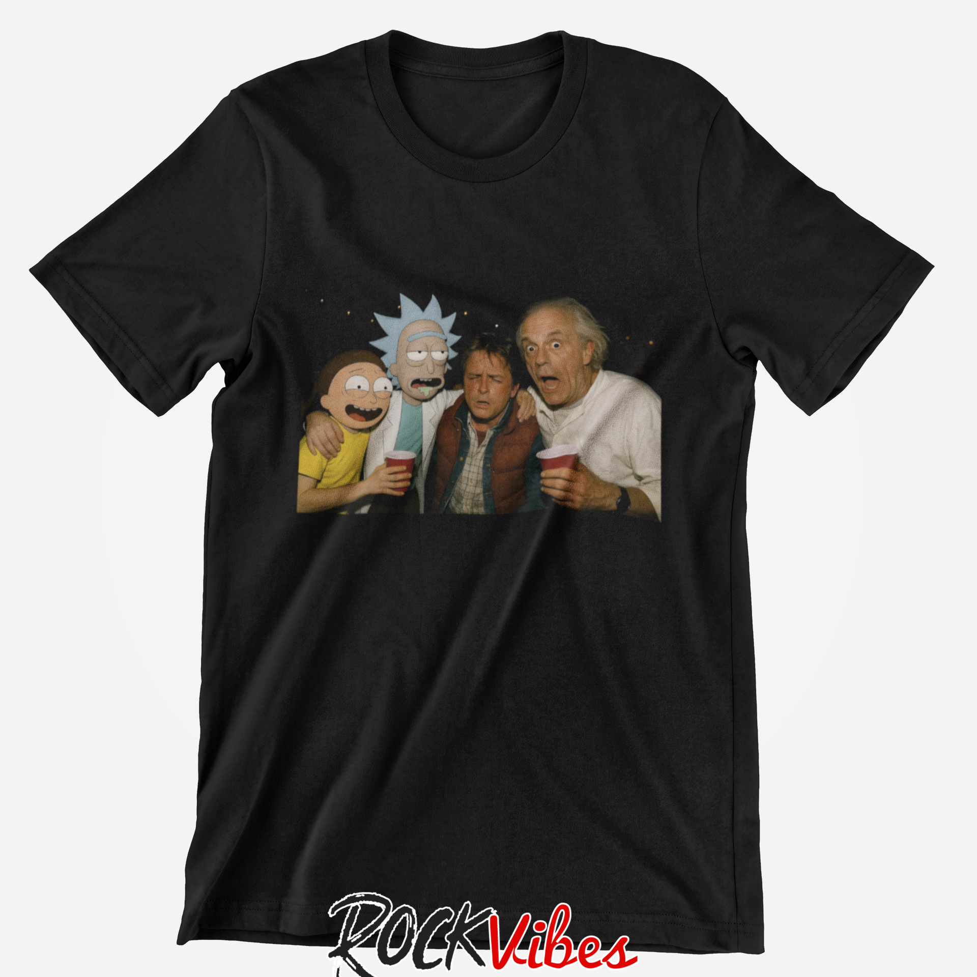 Camiseta Back To The Future Party (Rick y Morty)