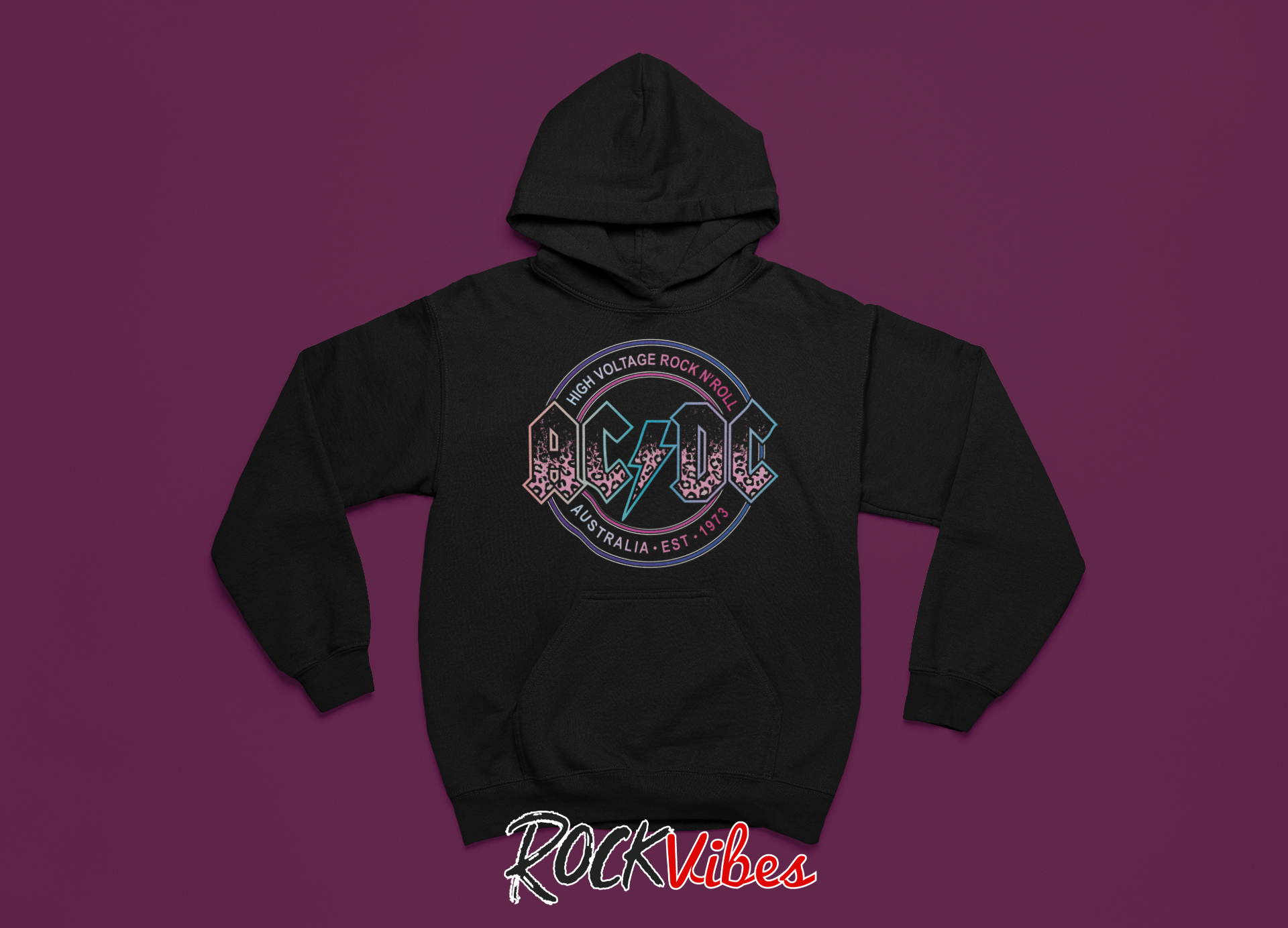Hoodie ACDC Leopard