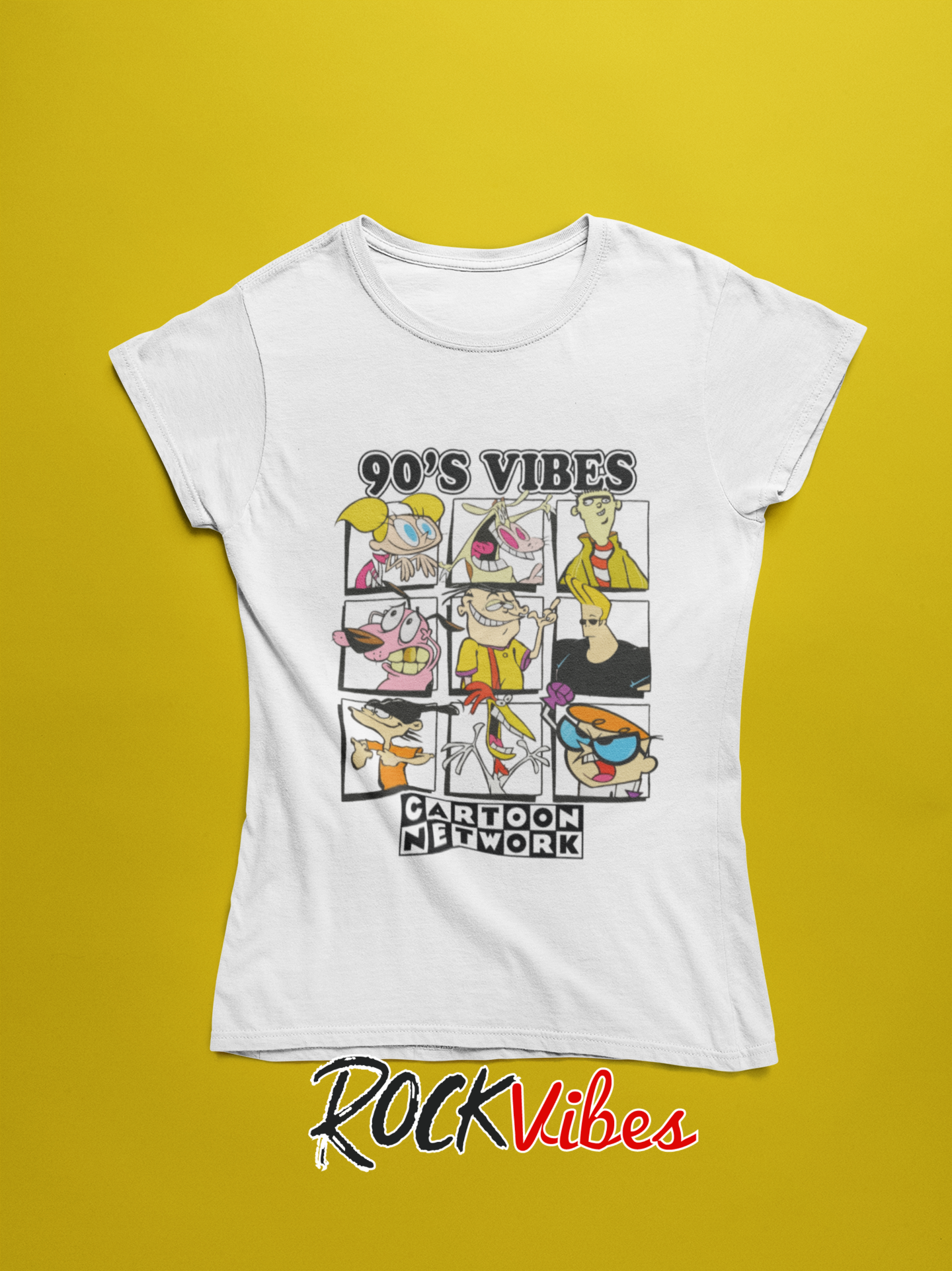 Camiseta 90´s Vibes Cartoon Network - Mujer