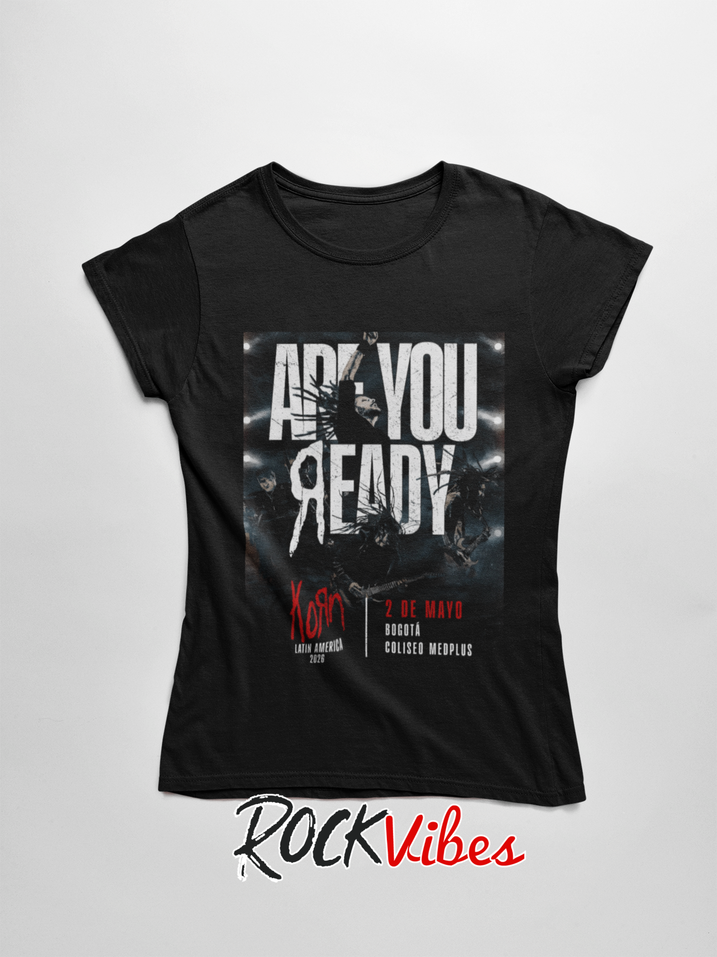 Camiseta Korn (Latin America Tour 2026) - Mujer
