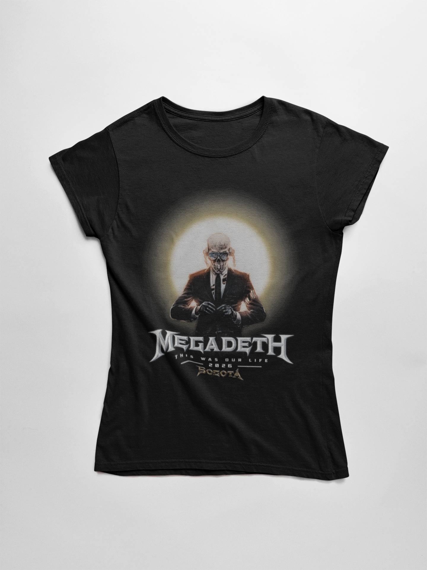 Camiseta Megadeth Bogotá 2026 - Mujer