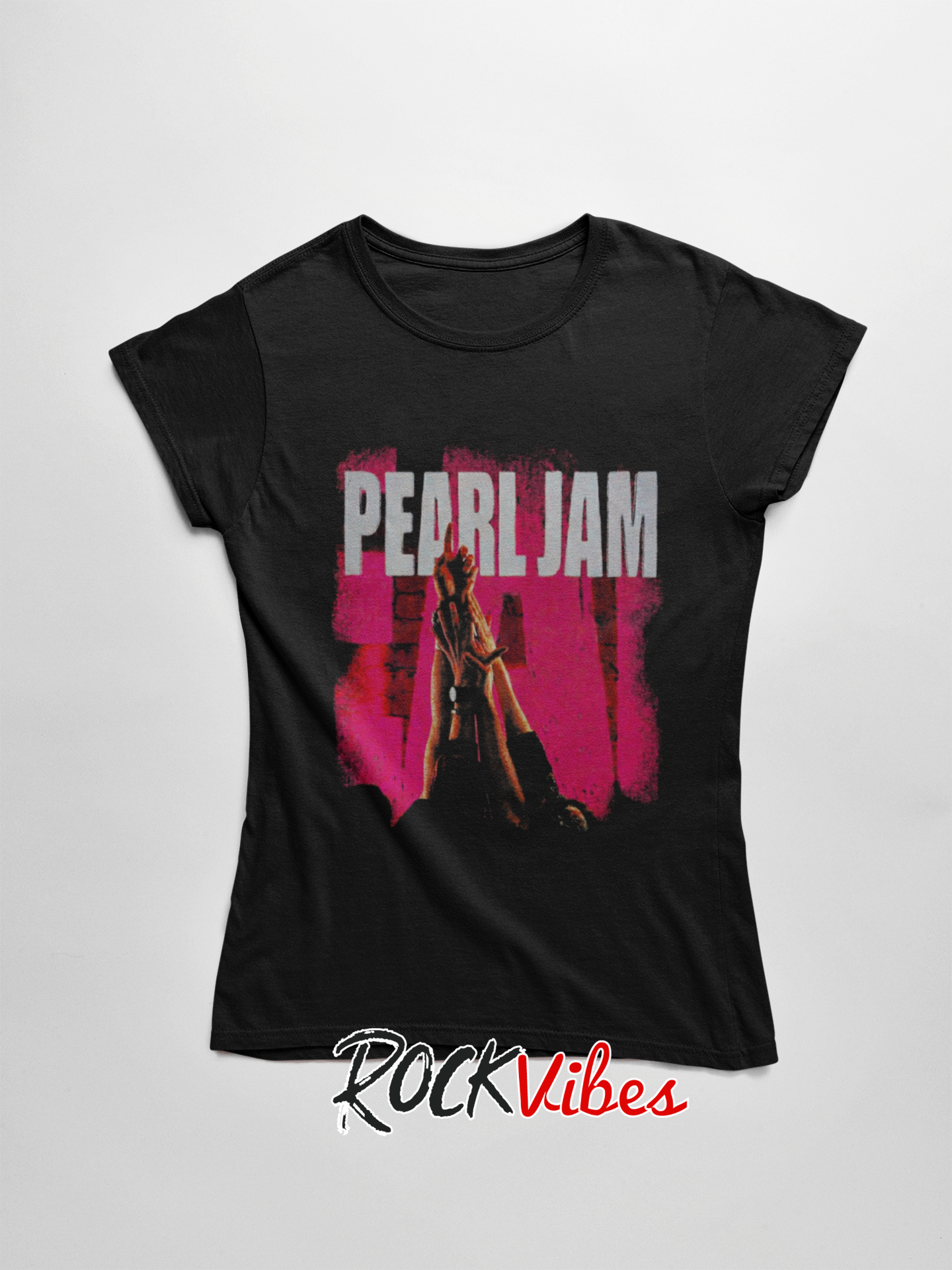 Camiseta Pearl Jam (Black) - Mujer