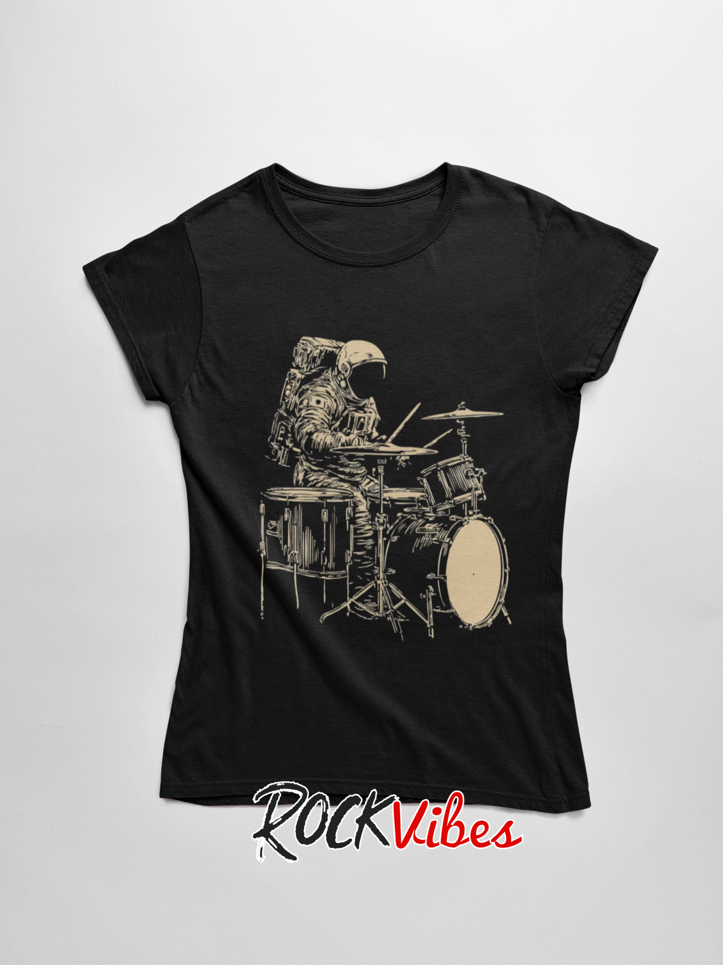 Camiseta Astronauta Batería - Mujer
