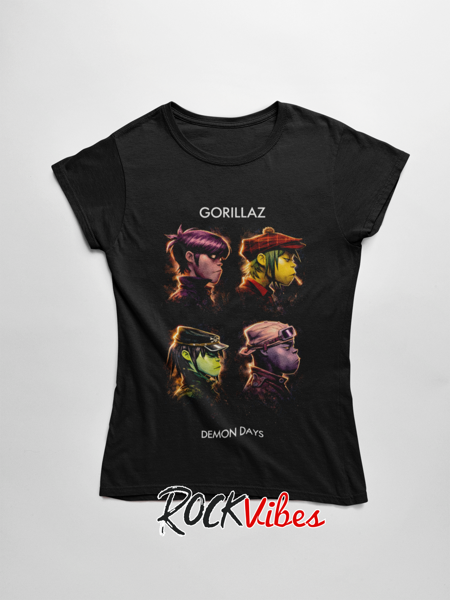 Camiseta Gorillaz (Demon Days) - Mujer