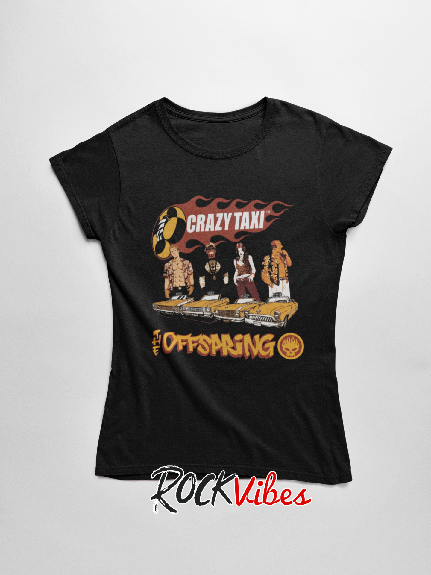 Camiseta The Offsprings (Crazy Taxi) - Mujer