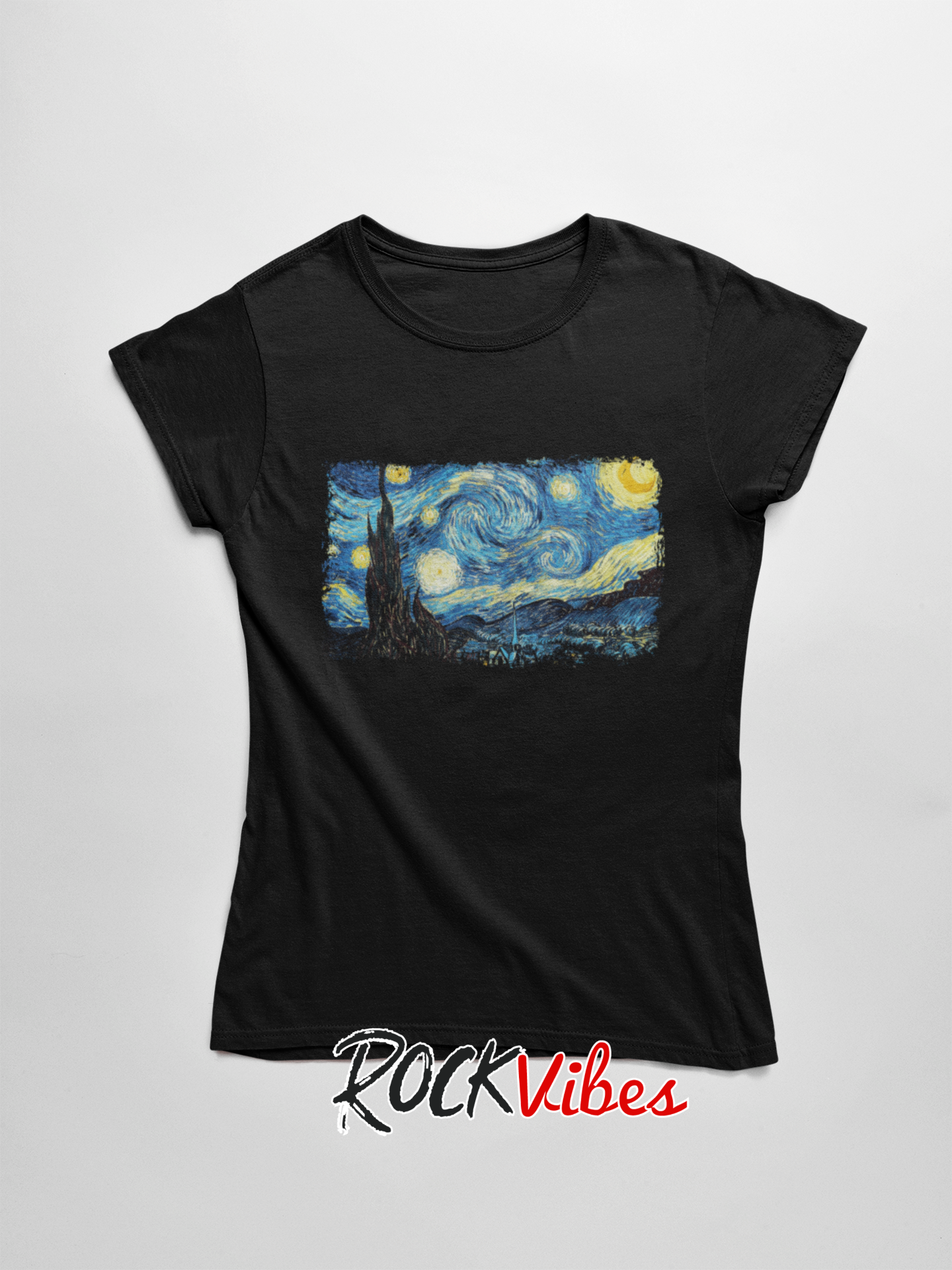 Camiseta La noche estrellada (Vincent van Gogh) - Mujer