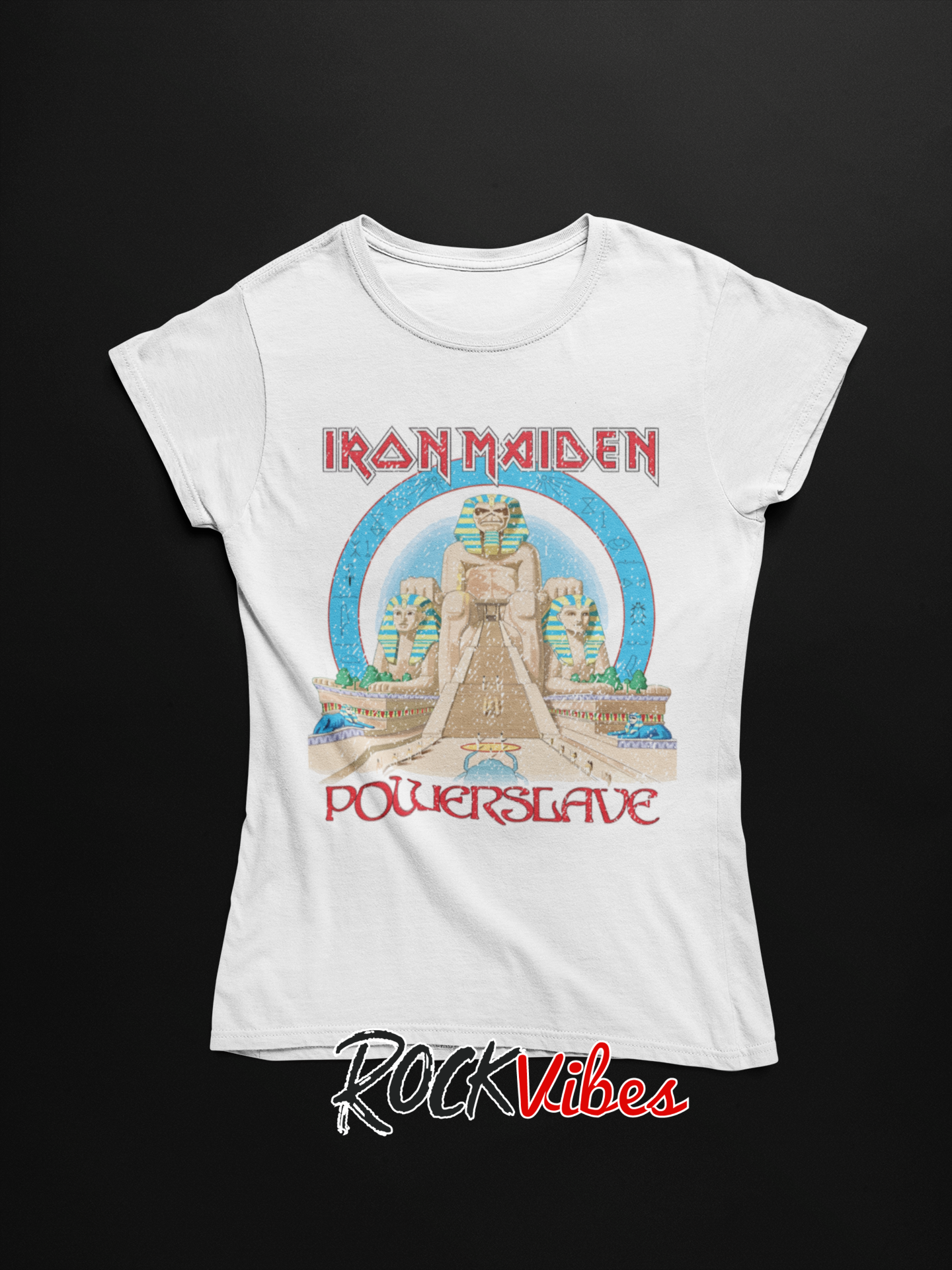 Camiseta Iron Maiden (Powerslave) - Mujer